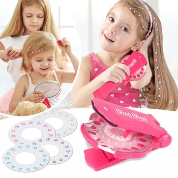 Stylingverktyg – Bling Bling för Flickor, Rosa, Säkert för alla hårtyper, Från 4 år