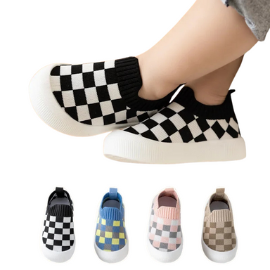 ToddlySteps Slip-On Skor för Småbarn – Halkfri, Andningsbar & Lätt att Ta På | Perfekt för Första Stegen