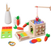 Montessori Lärlåda för Barn | Pedagogiskt Träleksak 3+ | Främjar Motorik & Kognition