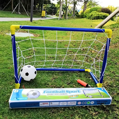 Fotbollsspel för Barn – Inne & Ute – Komplett Set med Boll och Mål – För Hem & Trädgård – Från 3 År