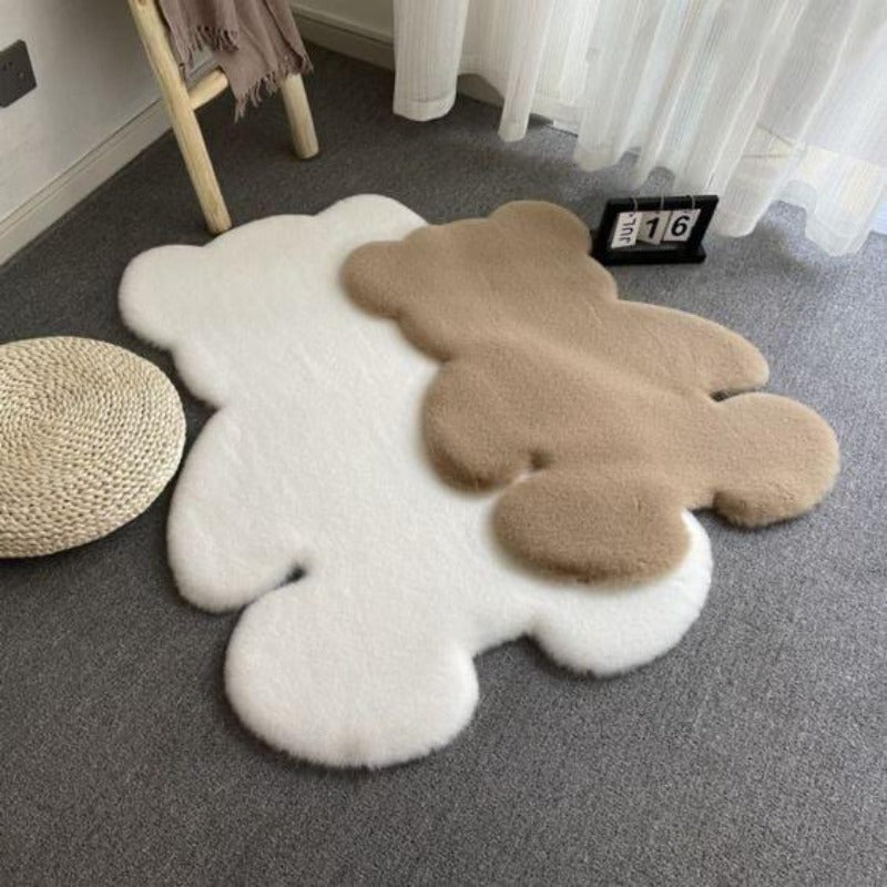 Teddybjörns Lekmatta för Baby | Mjuk & Säker Lekmatta 60x80 eller 75x105 cm