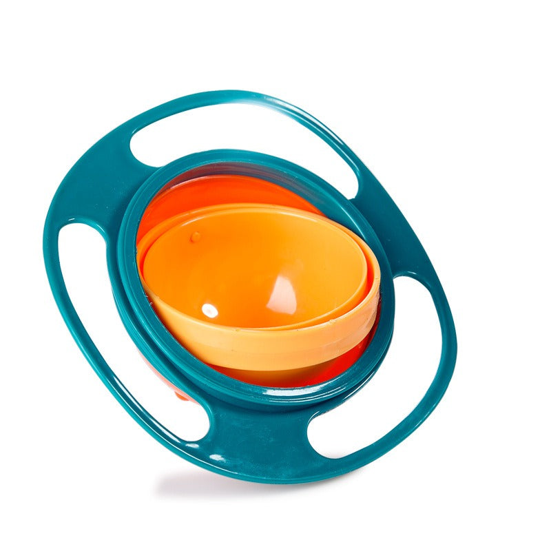 Anti-spill Skål för Barn – 360° Roterande Skål BPA-fri | TinyTurn™