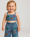 Denim Sommarset Flicka – Lätt Bomullsset med Topp & Shorts – Storlek 0–5 år