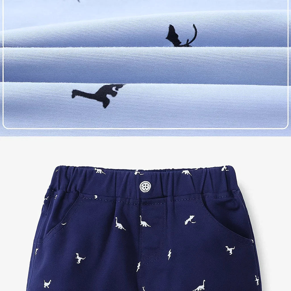 Barn Sommarshortskor – Lätt & Bekvämt med Lekfullt Mönster | 2-7 år