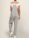 Gravidjumpsuit med stora fickor – ledig passform, stretchig bomullsmix | mammakläder