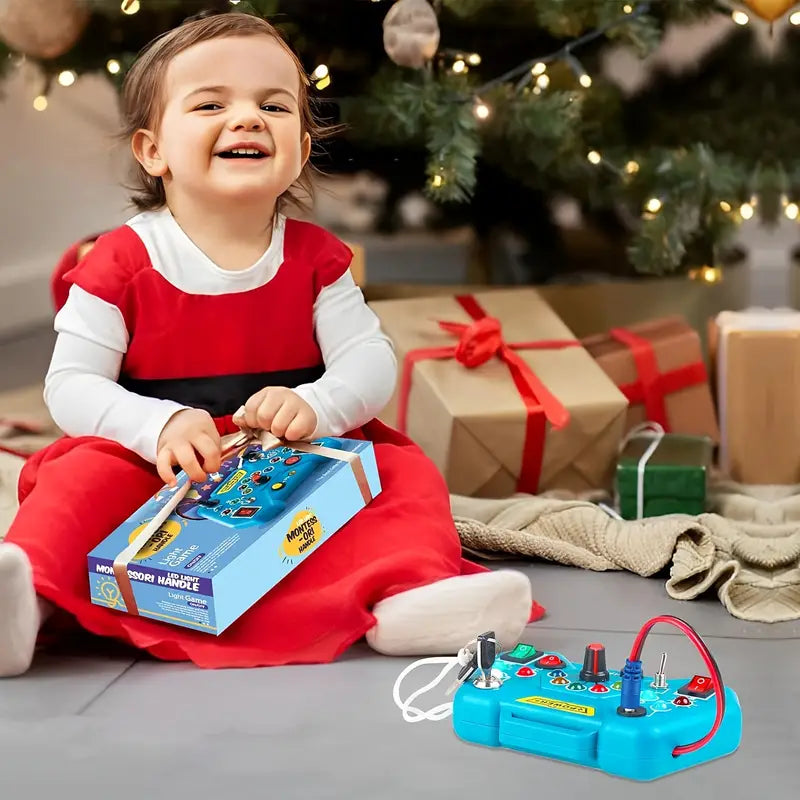 Montessori Sensoriskt LED-leksak – LumiPlay™ för småbarn | Säker & pedagogisk