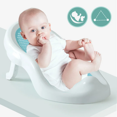 SafeSplash Baby Badstol – Säker, Bärbar och Halkfri för Stressfria Badstunder