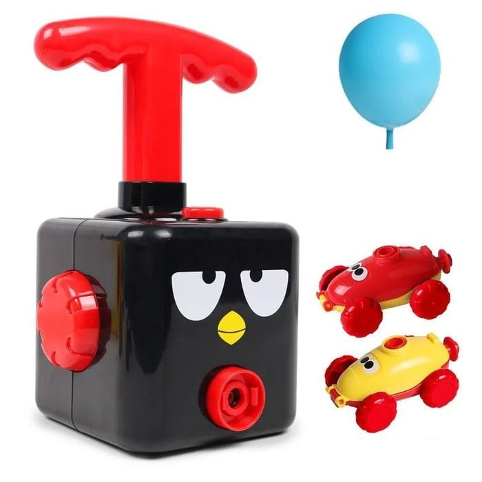 TurboPop Luftpumpande Leksaksbil – Pedagogisk och Snabb Lek för Barn 2+