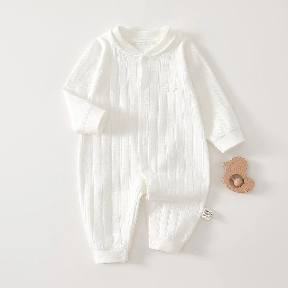 Baby Pyjamas Bomullssovdräkt – Mjuk & Bekväm | 0-18 mån