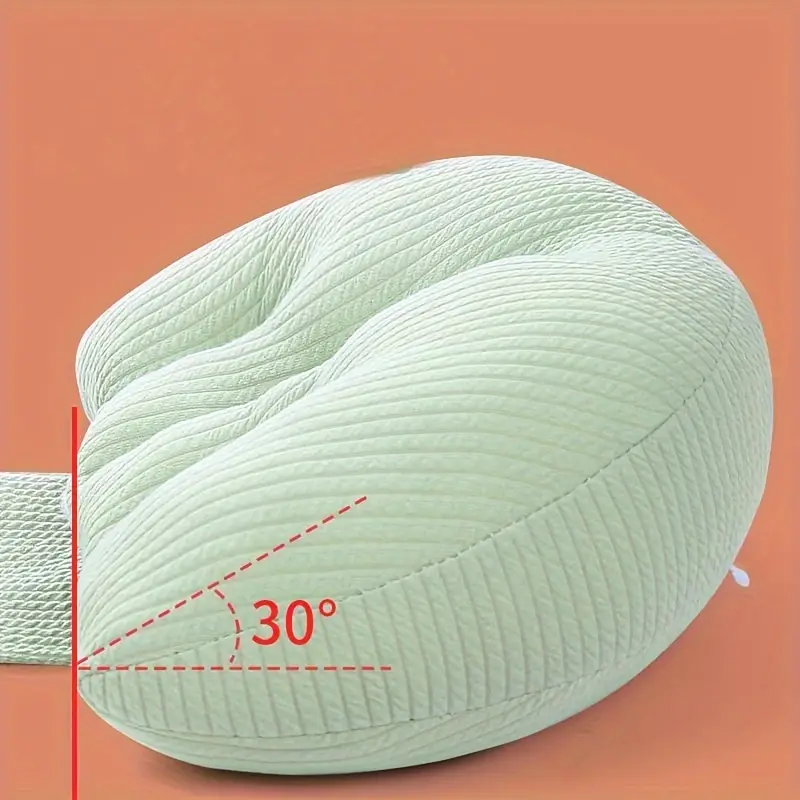Ergonomisk graviditetskudde med mag- och ryggstöd