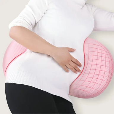 Ergonomisk graviditetskudde med mag- och ryggstöd