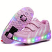 FlashRunners LED Rullskridsko Sneakers – Avtagbara Hjul | Stl. 26-35