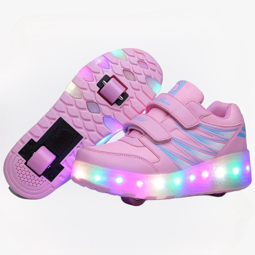 FlashRunners LED Rullskridsko Sneakers – Avtagbara Hjul | Stl. 26-35