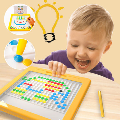 CreativBoard Magnetiskt Ritbord för Barn – Pedagogisk Leksak för Kreativitet och Färdigheter, 4–6 År