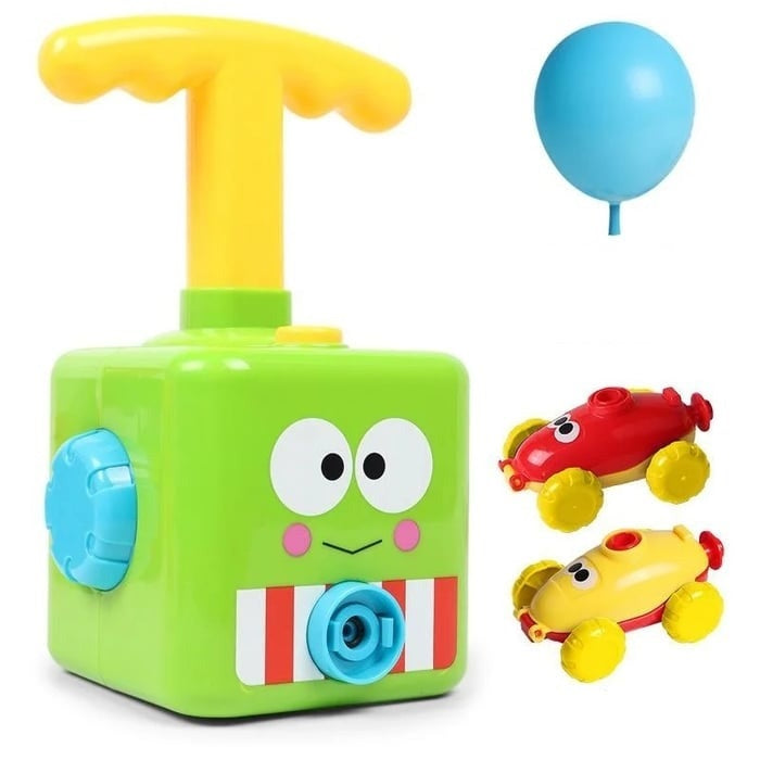 TurboPop Luftpumpande Leksaksbil – Pedagogisk och Snabb Lek för Barn 2+