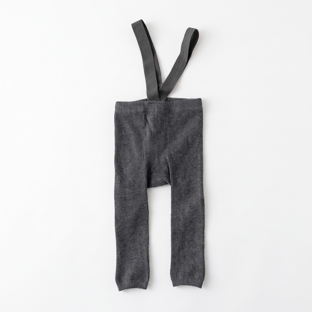 Barnleggings med Hängslen – Mjuk Andningsbar Bomull Unisex