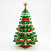 Julbyggklossar modell stor julgran