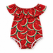 Sommarklänning flicka vattenmelonmönster – romper