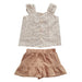 Flickor Bomulls Sommerset – Luftig Top & Short | 1-5 år