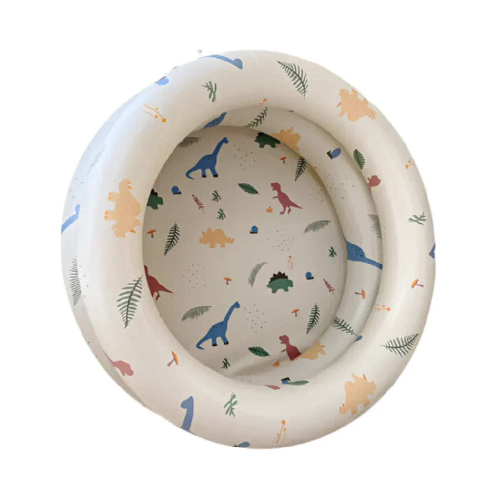 Baby Pool med Oceanbollar – Uppblåsbar & Säker Plaskpool för Småbarn – WadeNest 90 cm