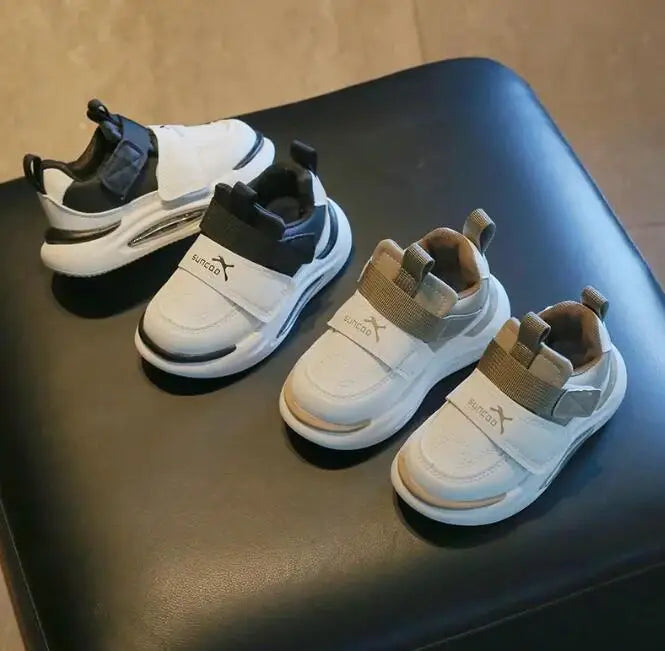 Barnsneakers med Kardborrband – Halkfri & Bekväm | Stl. 21-30