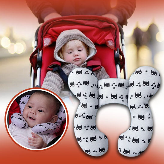 Babypannkudde för bilstol – ergonomisk och mjuk rese-kudde för spädbarn och småbarn