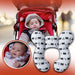 Babypannkudde för bilstol – ergonomisk och mjuk rese-kudde för spädbarn och småbarn