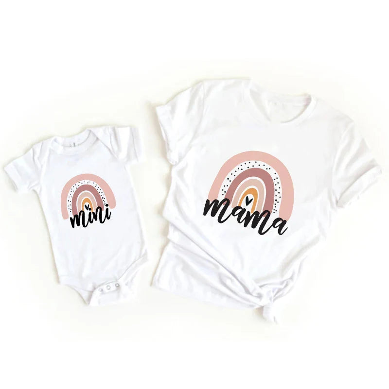Mamma & Dotter Matchande Set – Tröja & Sparkdräkt
