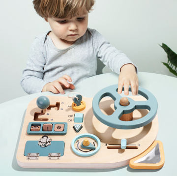 Trä-Montessori Ratt för Barn – Pedagogiskt Leksak från 3 År