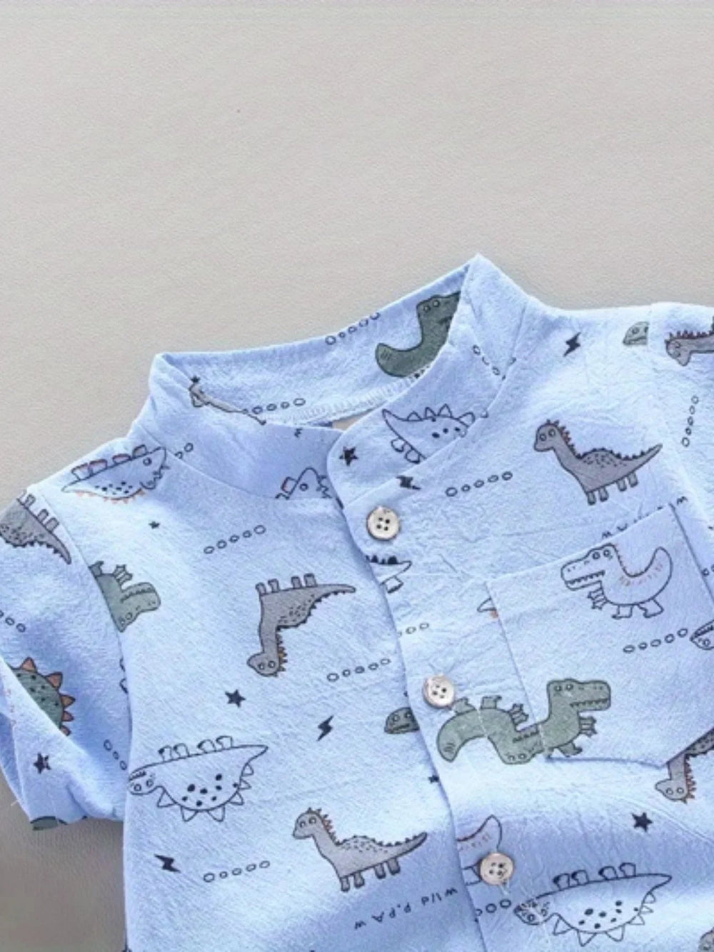 Dino Sommerset Pojkar – Luftigt & Bekvämt 2-Delars Outfit | 9 mån-3 år