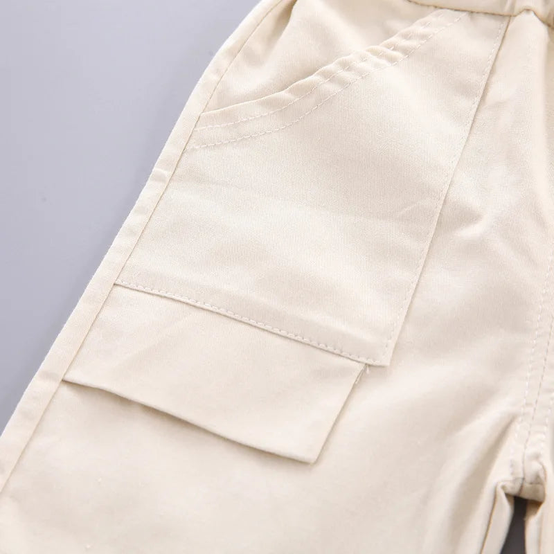 Barn Randsset Bomull – Bekväm Tröja & Shorts | 12 mån-5 år