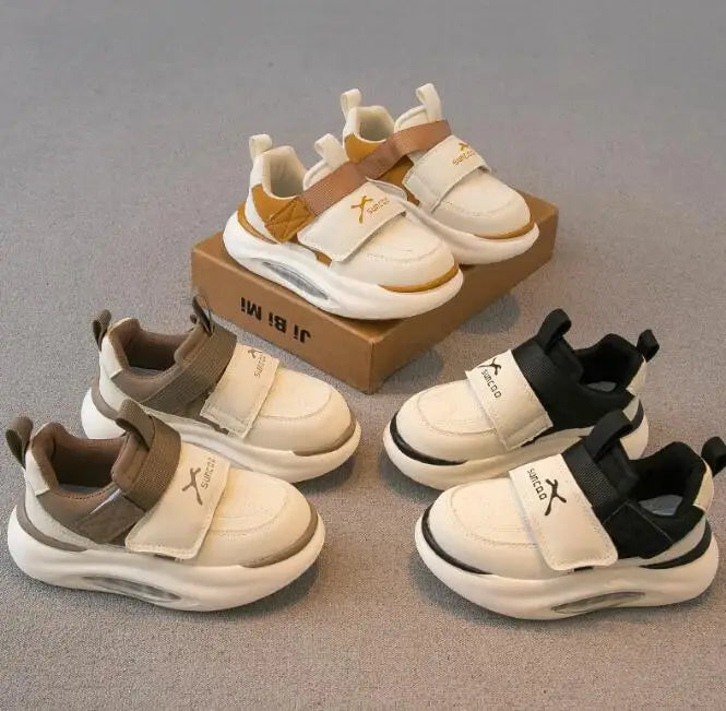 Barnsneakers med Kardborrband – Halkfri & Bekväm | Stl. 21-30