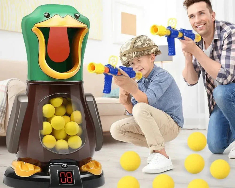 Duck Shooter Skjutspel – Interaktivt Spel med Poäng & Ljuseffekter