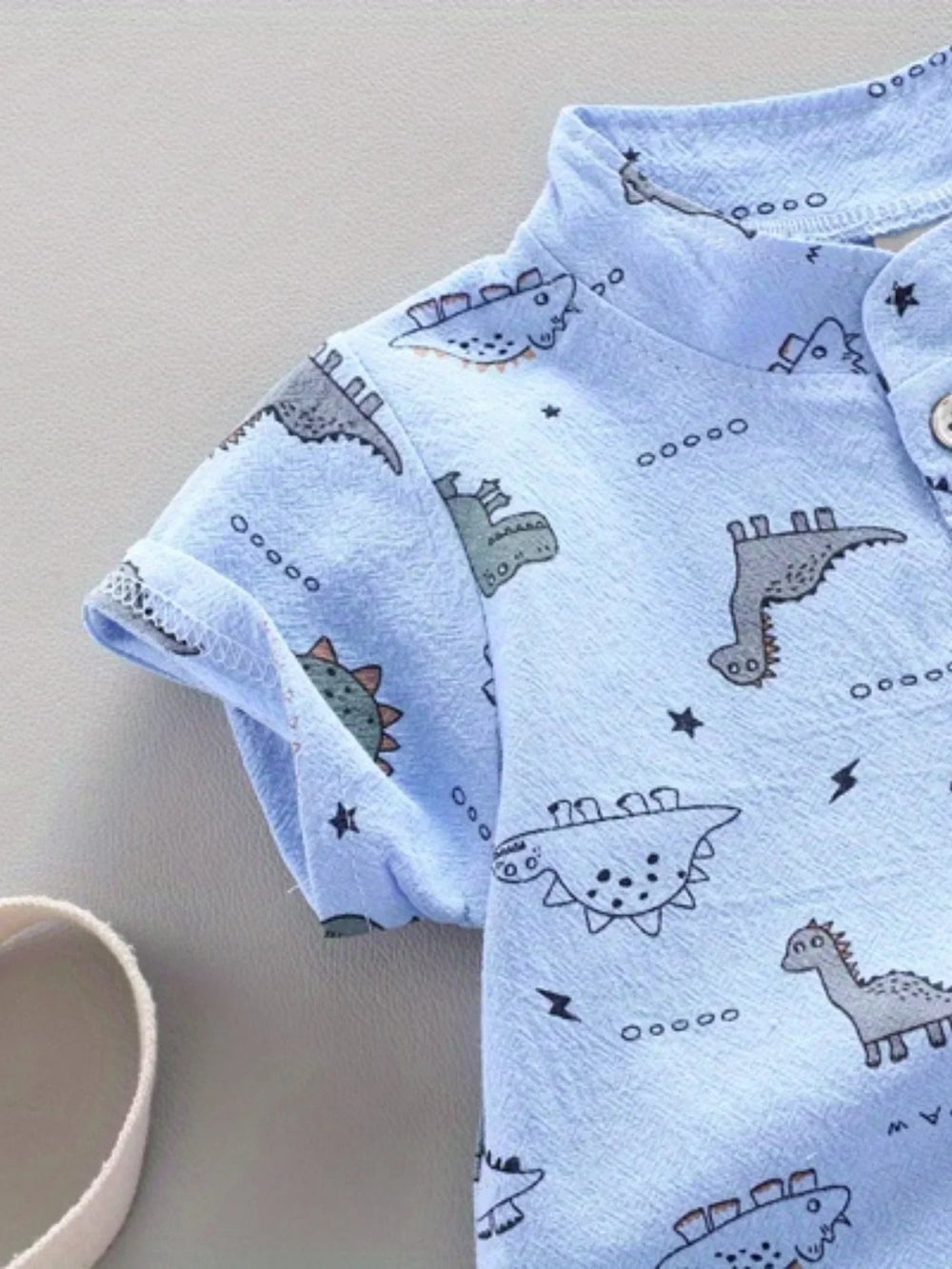 Dino Sommerset Pojkar – Luftigt & Bekvämt 2-Delars Outfit | 9 mån-3 år