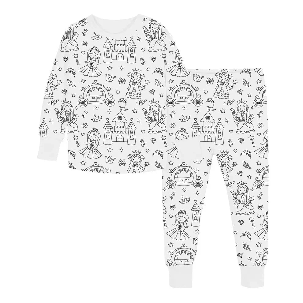 Kreativ Pyjamas Färgsättningsset för Barn – Designa och Personalisera Din Egen Sovoutfit!