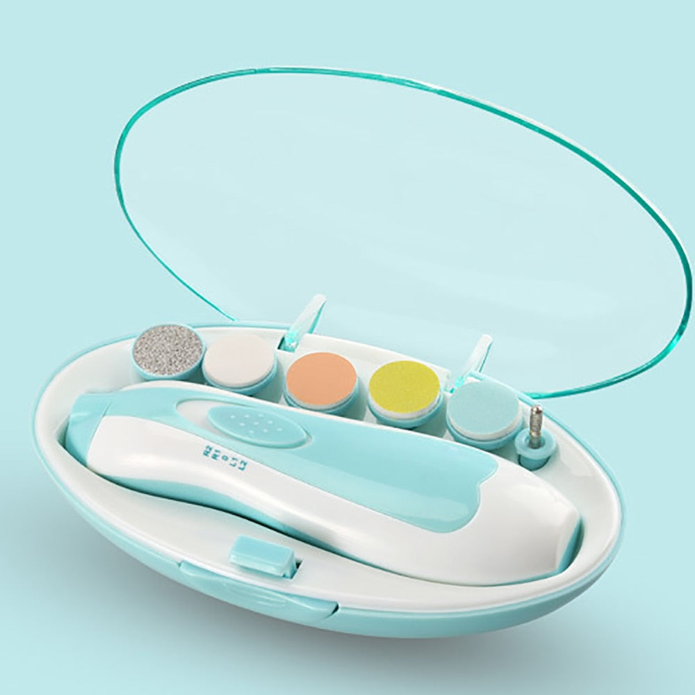 SafeCare Baby Nagelfilset – Elektrisk, Säker och Tyst Filning för Bebisar