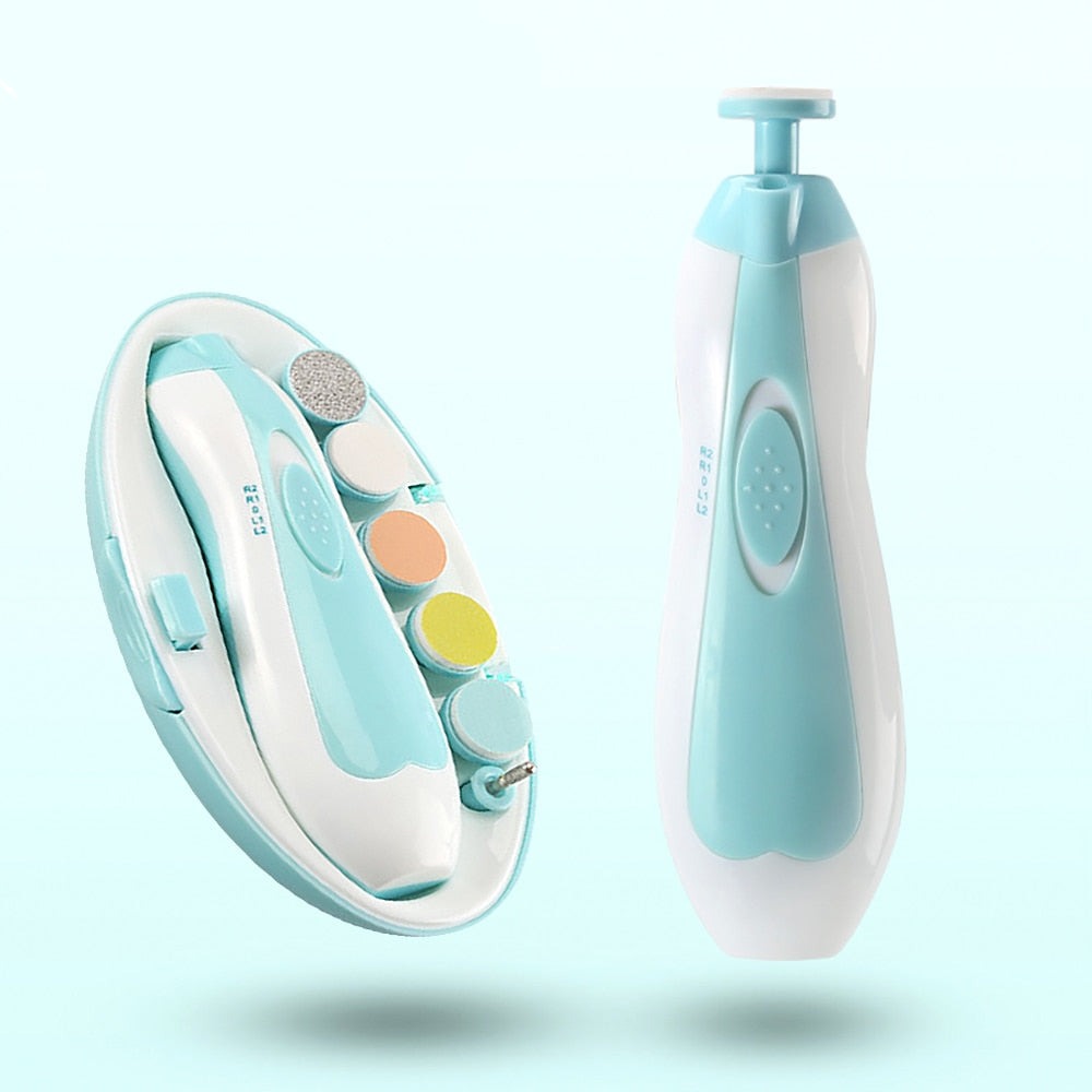 SafeCare Baby Nagelfilset – Elektrisk, Säker och Tyst Filning för Bebisar
