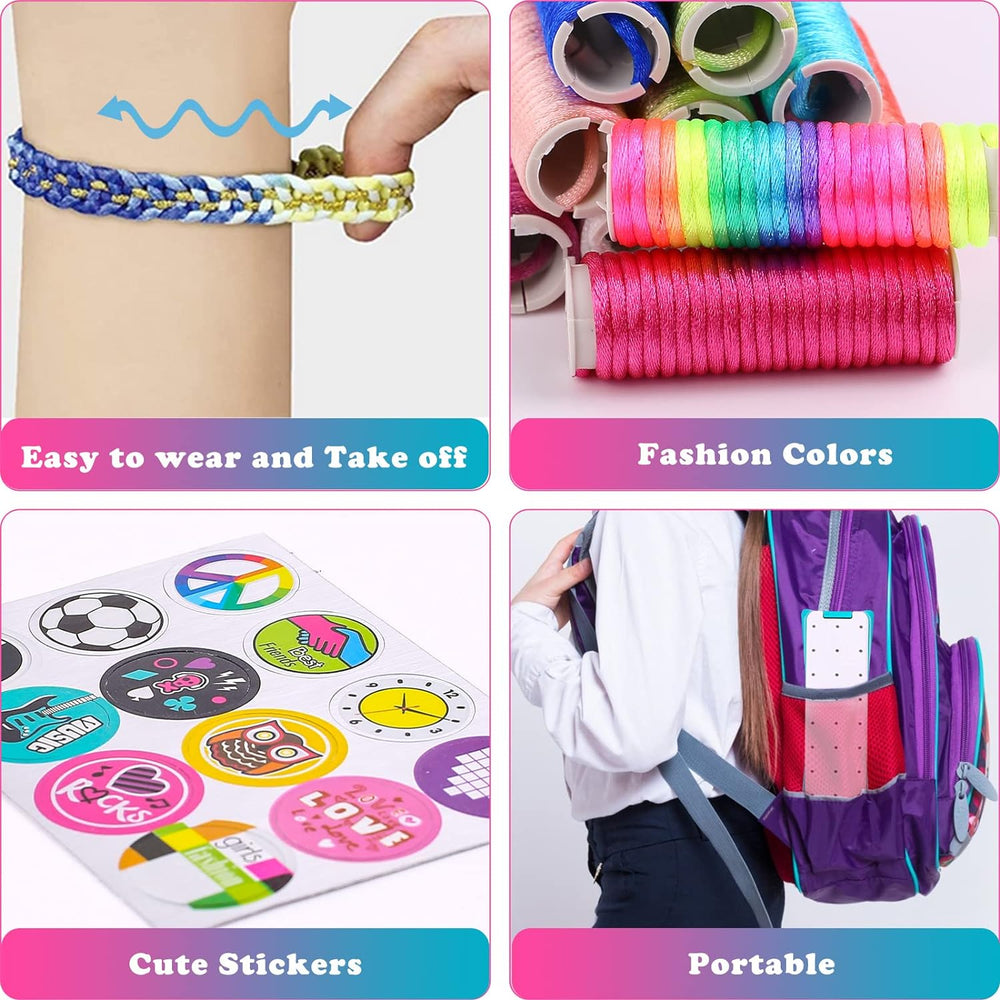 DIY Pysselset för Barn – Gör Dina Egna Armband & Nyckelringar 5+ År