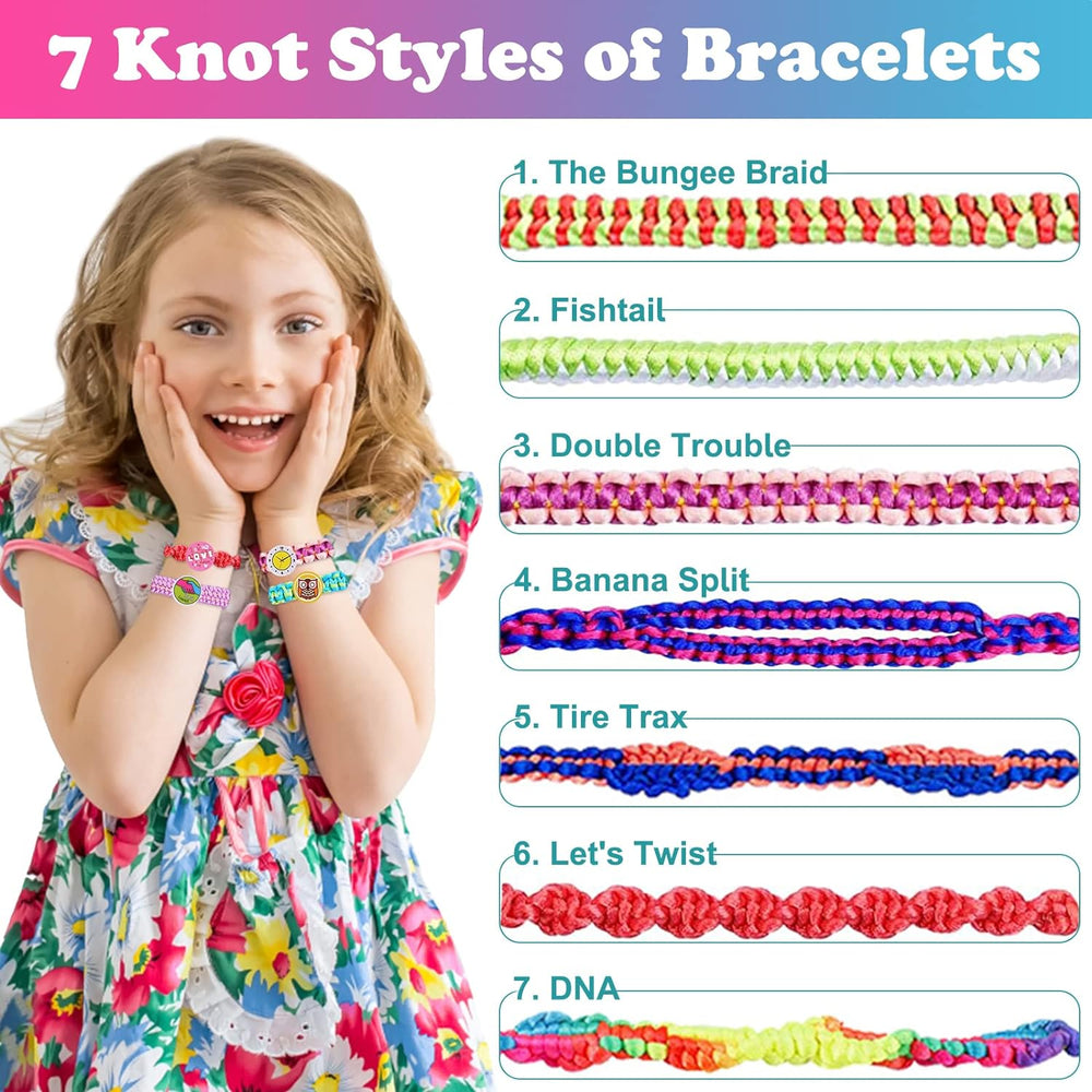 DIY Pysselset för Barn – Gör Dina Egna Armband & Nyckelringar 5+ År