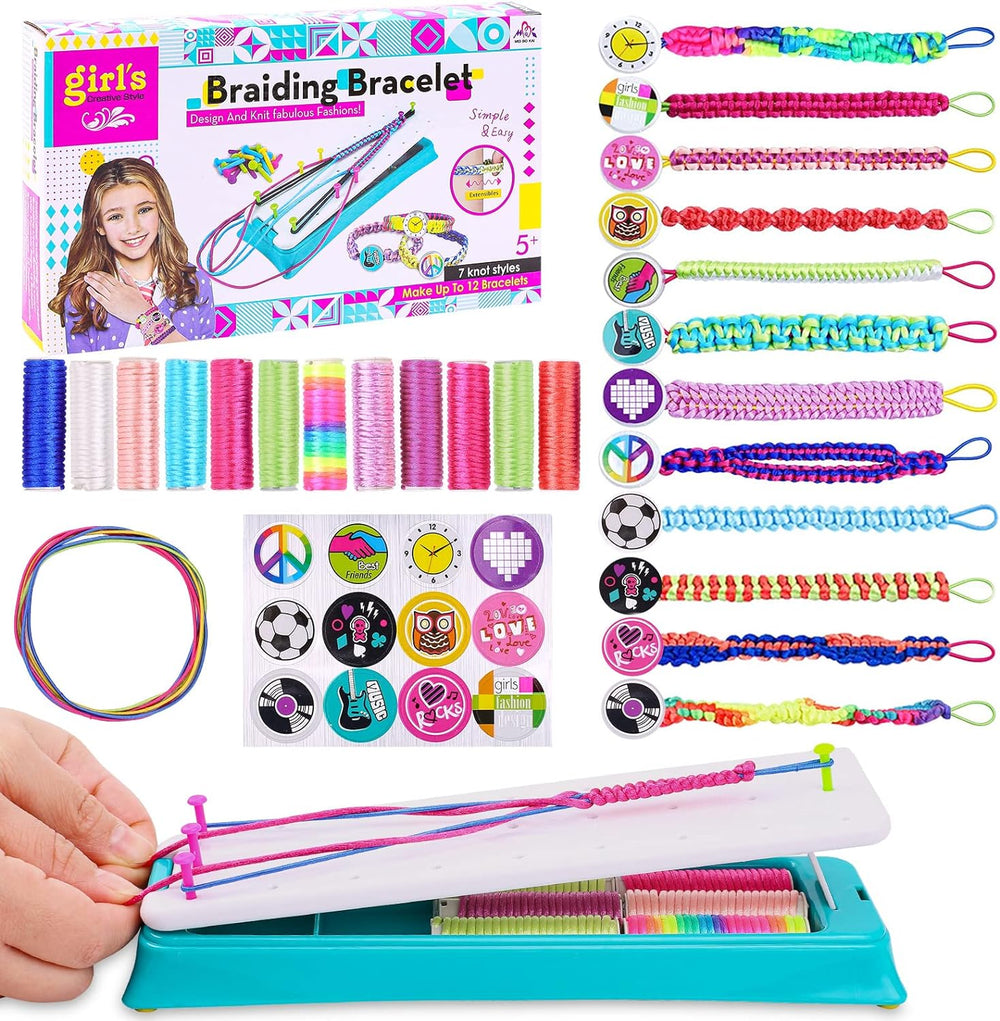 DIY Pysselset för Barn – Gör Dina Egna Armband & Nyckelringar 5+ År