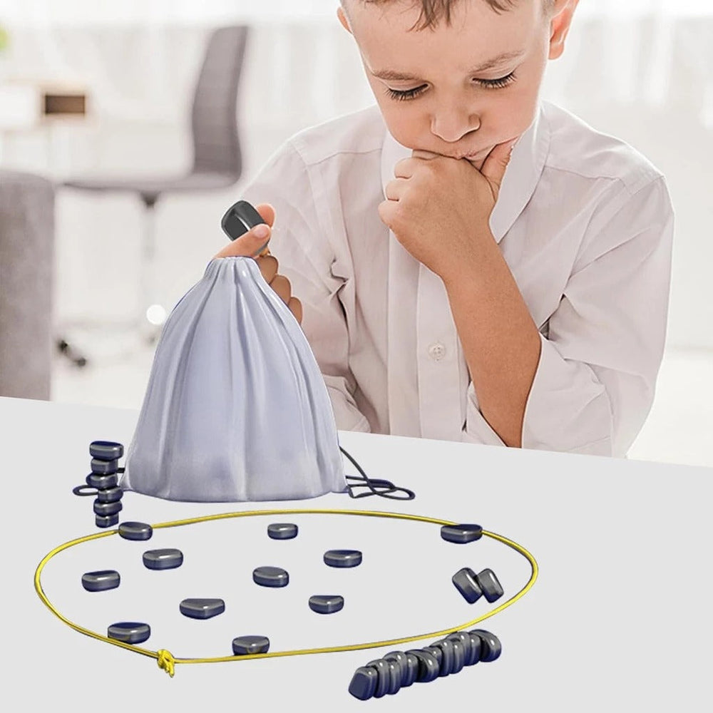 Magnetiskt Brädspel för Barn & Familjer – Strategispel från 6 År | Kompakt & Hållbart