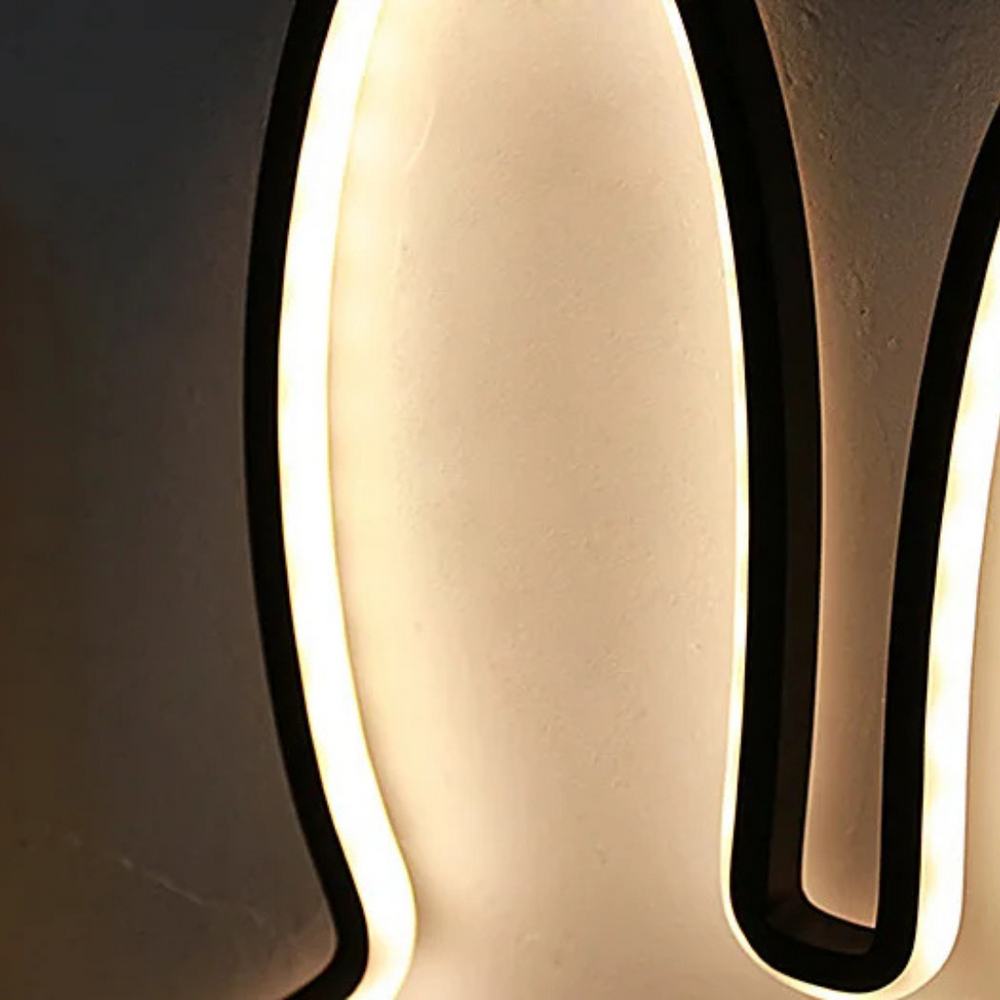 Kaninn Nattlampa Sänglamp – Uppladdningsbar & Mjukt Ljus för Barn