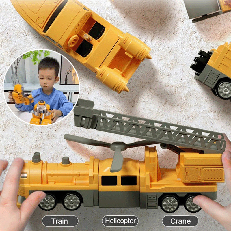 Magnetiskt byggleksak för barn – 26-delars kreativa fordon & robotar