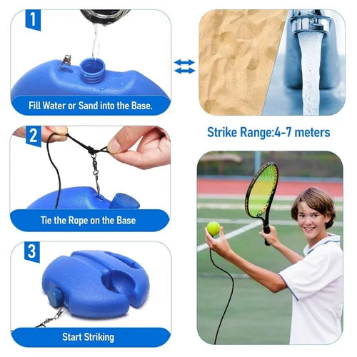 Tennis Trainer för Hemmet – Självständig Slagträning med PowerServe | För Nybörjare & Avancerade