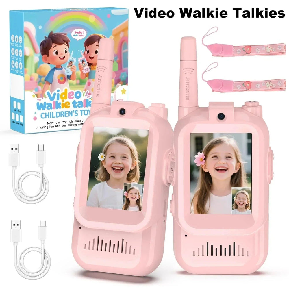 Video Walkie Talkie Barn med Skärm – 2-vägs Kommunikation