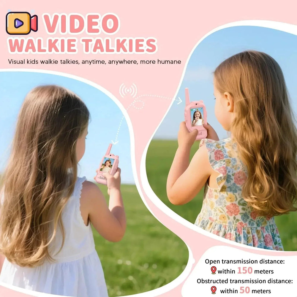 Video Walkie Talkie Barn med Skärm – 2-vägs Kommunikation